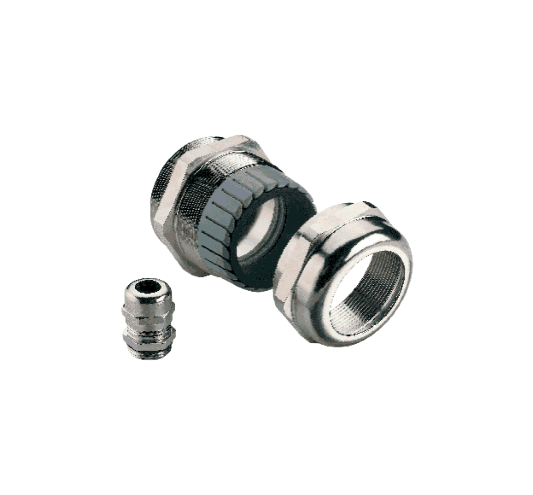Cable & EarthingAccessories | Double Compression Cable gland | Flange type gland | Gland adapter | Weather proof Cable gland | Flame proof Cable gland | Weather proof double compression Cable gland for un-armoured cable | Export series cable gland | A1/A2 | BW | CW | E1W | Alco type cable gland | Reducers | PG | Metric | Brass Cable gland | Jamnagar | India | Precigenix